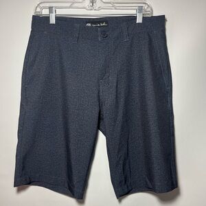 Travis Mathew Golf Shorts Mens 32 dark Gray Lightweight polyester spandex